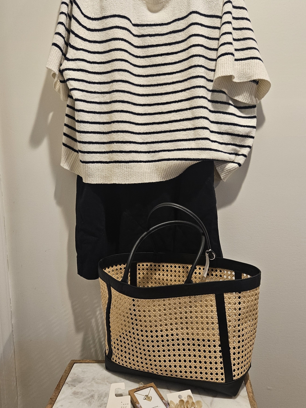 Womens Day Out BUNDLE... Tote & GO... Natural/Black